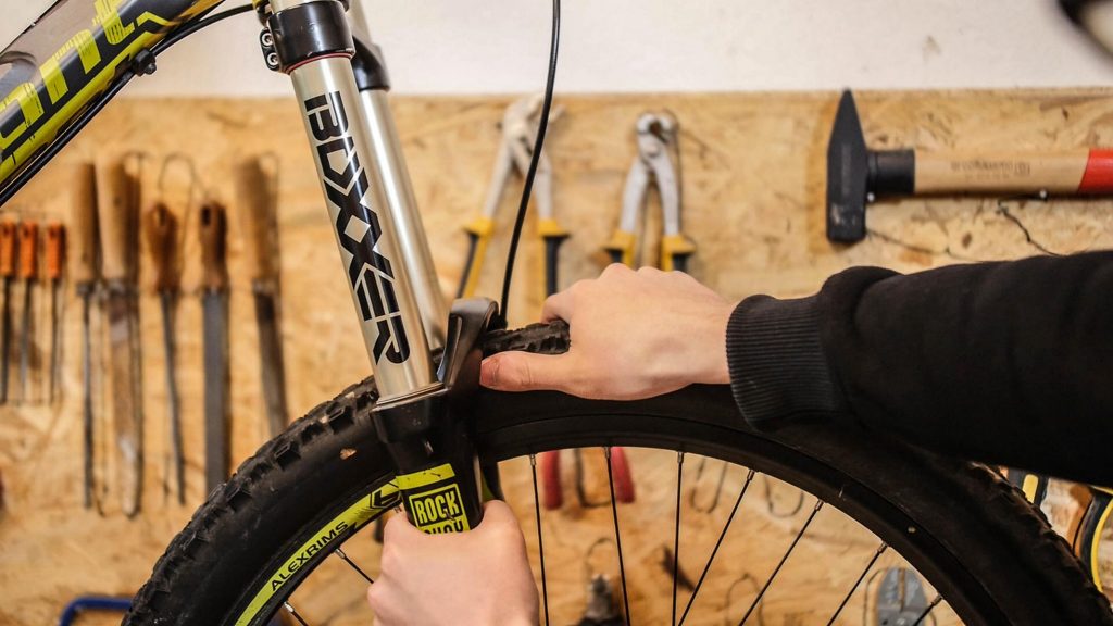 fahrrad bremse zentrieren